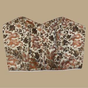 RARE Y2K 1999 Victoria’s Secret Asian Satin Corset (S)